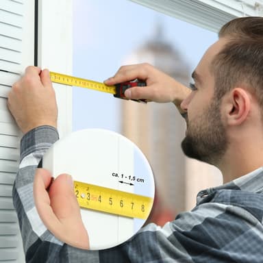 ECD Germany Alumiinikaihtimet 120 x 220 cm - Valkoinen - alumiinilamelleja -