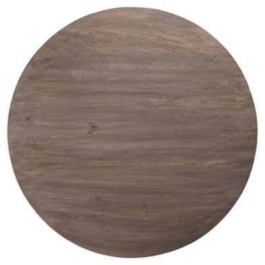 WOMO DESIGN sohvapöytä Ø 100x45 cm pyöreä, ruskea, ainutlaatuinen käsintehty