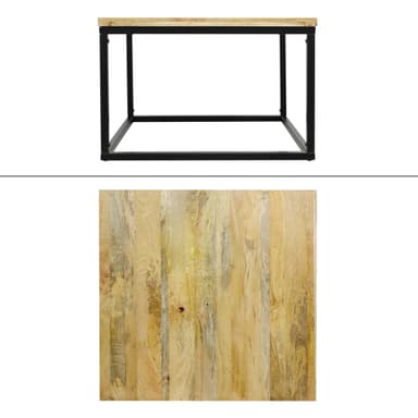 Pöytään sohvapöytä yöpöytä sohvapöytä sohvapöytä mango puuta 70x70cm