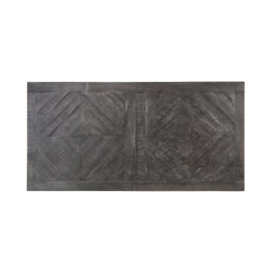 WOMO-DESIGN design-sohvapöytä 120 x 60 cm suorakulmainen harmaa massiivipuu