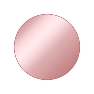 WOMO-DESIGN design -sivupöytä Ø43x45 cm kuparista olohuoneen pöydästä, pyöreä