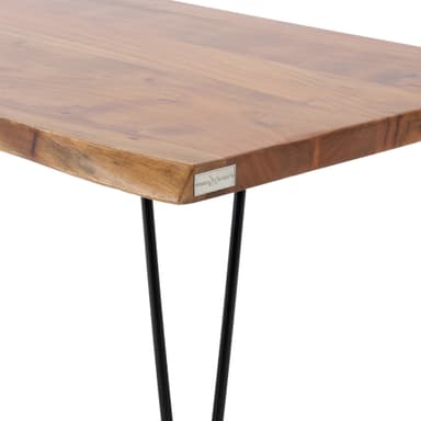 WOMO-DESIGN Moderni sohvapöytä 110x60x39cm suorakulmainen luonnon massiivipuuta