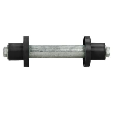 ECD Germany Schubkarrenrad luftbereift kanssa akselin - 4,80 / 4,00-8 - Ø 390mm