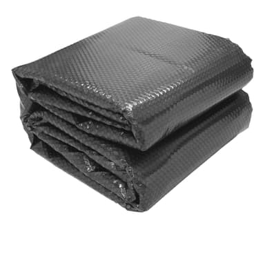 ECD Germany uima-allas aurinkokalvo kulma 3x2 m 400 µm musta PE ilmatyynykalvo,