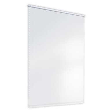 ECD Germany-pimennysverho 55 x 150 cm - valkoinen - Klemmfix - ilman poraa -