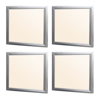 ECD Germany LED-paneeli 12W - 30 x 30 cm - 4-pack - Ultraslim Thin - SMD 3014 -