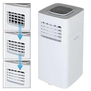 Liikuteltava ilmastointilaite 4in1 poistoilmaletkulla 5000 BTU 1.5kW sis.