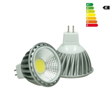 ECD Germany 10-pack LED Spot COB MR16 6W - korvaa 40W halogeenin - 60° sädekulma