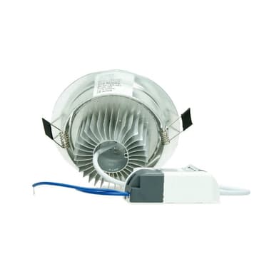 ECD Germany 4er Pack LED upotettava valonheitin 5W 230V - pyöreä Ø10,5cm - 342