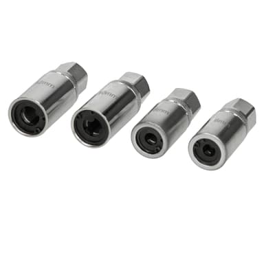 4 ruuvin ulosvetäjän sarja, 1/2"""" veto, kromivanaadiumterästä.