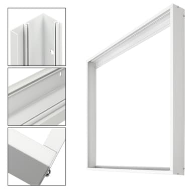 LED-paneelikehys 60x60 cm, neutraali valkoinen, 36W, sis. muuntajan ja