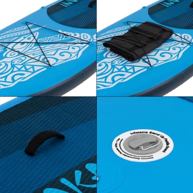 Puhallettava Stand Up Paddle Board Makani 320x82x15 cm sininen PVC