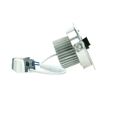 ECD Germany 4er Pack LED upotettava valonheitin 5W 230V - pyöreä Ø10,5cm - 342