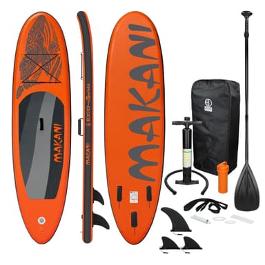 Aufblasbares Stand Up Paddle Board Makani, oranssi, 320x82x15 cm