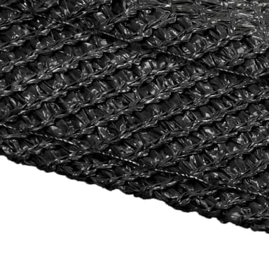 Markiisi suojakerroin varjossa purje 3,6x3,6x3,6 m antrasiitti 100% HDPE terassi
