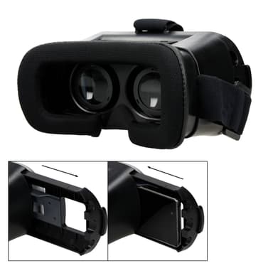 3D VR -lasit älypuhelimiin, joiden näytön läpimitta on 3,5-6 tuumaa.