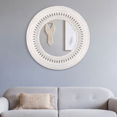 Womo-Design Wall Mirror ainutlaatuinen käsintehty peili massiivi puinen runko