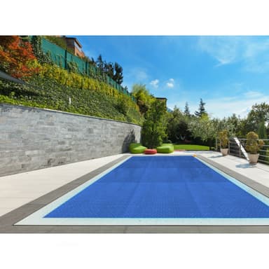 ECD Germany allas aurinko kansi Square 6x4 m 400 um sininen, PE kuplamuovia,