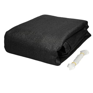 Markiisi suojakerroin varjossa purje 3,6x3,6x3,6 m antrasiitti 100% HDPE terassi