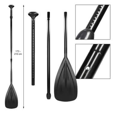 Ilmatäytteinen Stand Up Paddle Board Makani, vihreä, 320x82x15 cm.