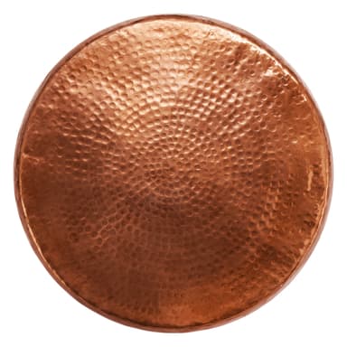 WOMO-DESIGN sohvapöytä olohuoneen sohvapöytä alumiini Ø 53x41 cm kupari