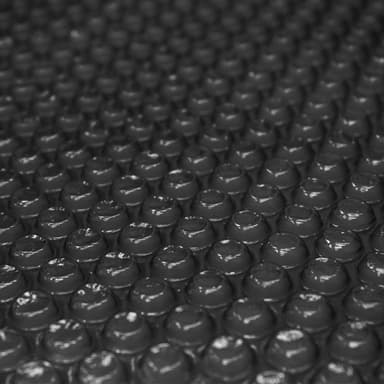 ECD Germany uima-allas aurinkokalvo kulma 3x2 m 400 µm musta PE ilmatyynykalvo,