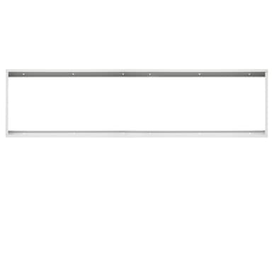 LED-paneeli 120x30 cm, valkoinen, alumiinikehyksellä varustettuna