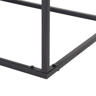 WOMO-DESIGN design-sohvapöytä 120 x 60 cm suorakulmainen harmaa massiivipuu