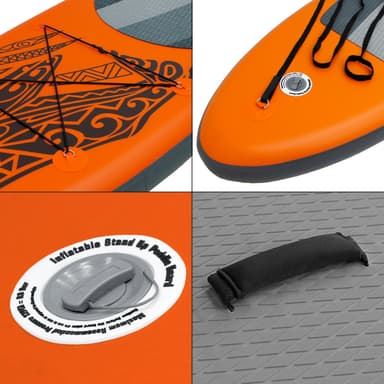 Aufblasbares Stand Up Paddle Board Makani, oranssi, 320x82x15 cm