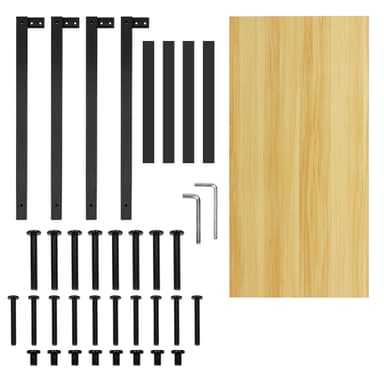 ML-Design työpöytä moderni muotoilu, 120 x 60 x 75 cm, vaahtera musta