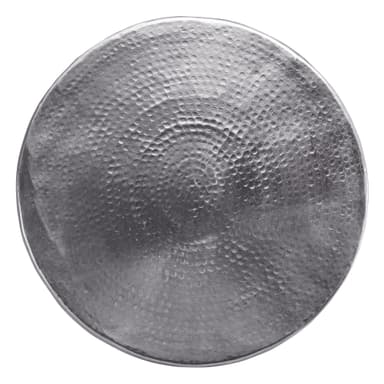WOMO-DESIGN sohvapöytä olohuoneen sohvapöytä alumiini Ø 60x37 cm hopea