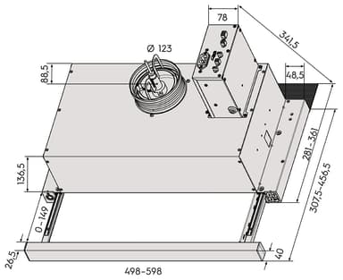 Savo dPH-m2706-W liesikupu 60 cm valkoinen