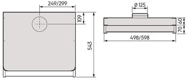 Savo FV-8305-W liesikupu 50 cm valkoinen