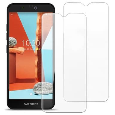 2-Kpl Karkaistu lasi näytönsuoja Fairphone 3 Plus