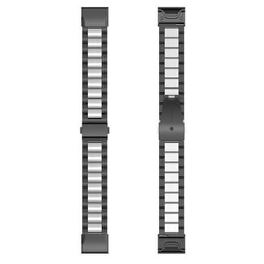 Kellon renneke ruostumatonta terästä Garmin MARQ Adventurer - Musta/