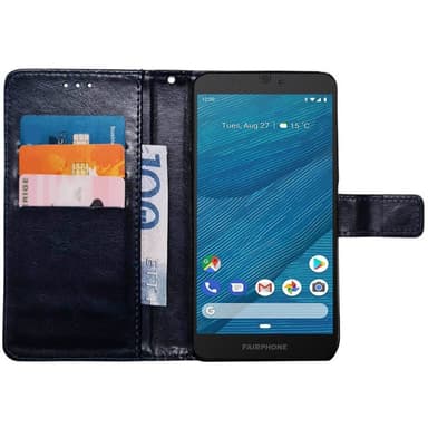 Lompakkokotelo 3-kortti Fairphone 3 - Tummansininen