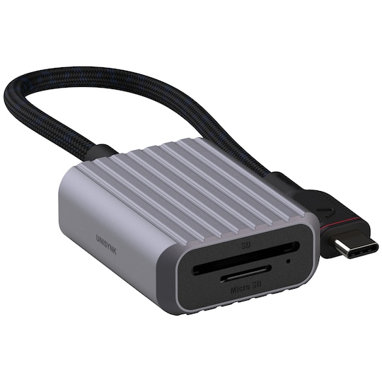 Unysink USB-C to Memory Card adapteri 10382 (harmaa)