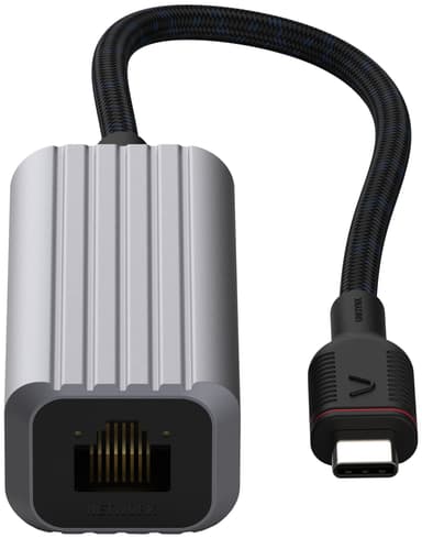 Unysink USB-C – Ethernet adapteri 10380 (harmaa)