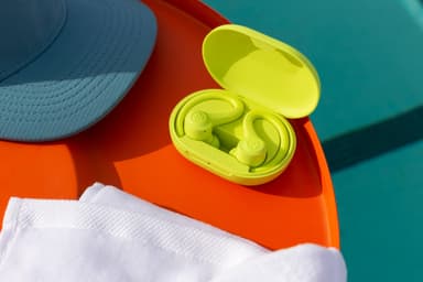 JLab Go Air Sport täysin langattomat in-ear kuulokkeet (keltainen)