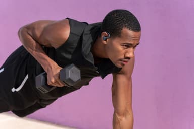 JLab Go Air Sport täysin langattomat in-ear kuulokkeet (grafiitti)