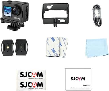 SJCAM SJ4000Dual Screen 4K 30fps Toimintakamera, Wifi, Kaksoisnäyttö, Vedenpitävä kuori. kannettava