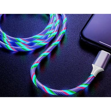 Reekin iPhone LED-kaapeli - 2A 1m