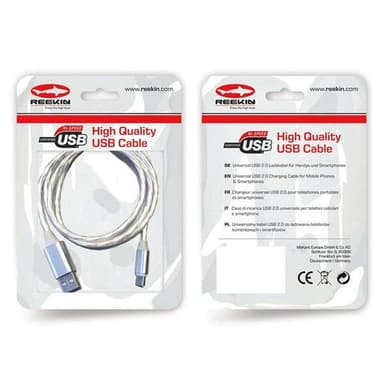 Reekin iPhone LED-kaapeli - 2A 1m
