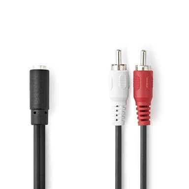 Stereoäänikaapeli RCA 20cm