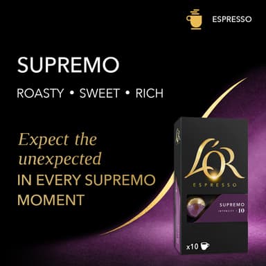 L'Or  Supremo 10 kahvikapselit (10 kpl)