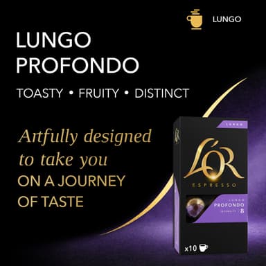 L'Or Lungo Profondo 8 kahvikapselit (10 kpl)