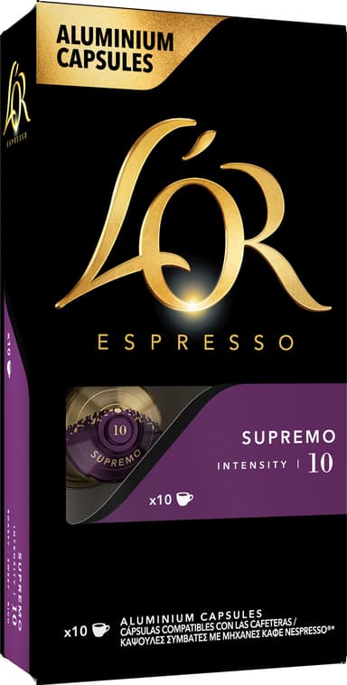 L'Or  Supremo 10 kahvikapselit (10 kpl)