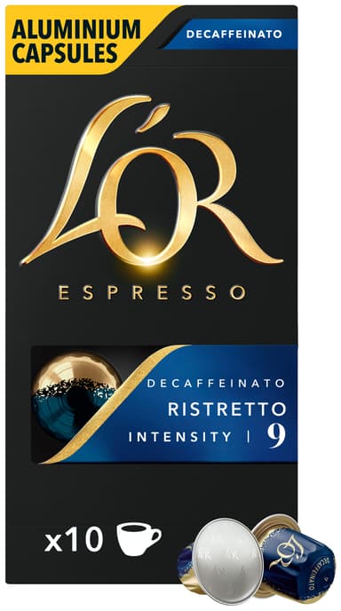 L'Or Ristretto Decaffeinato 9 kahvikapselit (10 kpl)