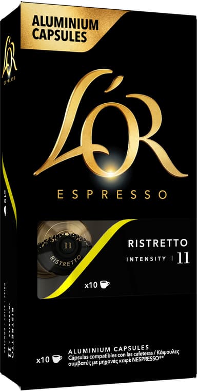 L'Or Ristretto 11 kahvikapselit (10 kpl)