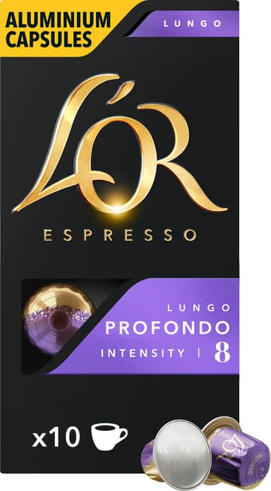 L'Or Lungo Profondo 8 kahvikapselit (10 kpl)